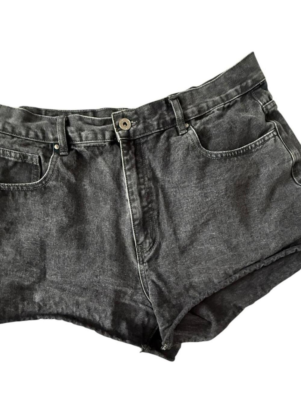 Cotton On High A Line Denim Shorts – Size 12 (US)